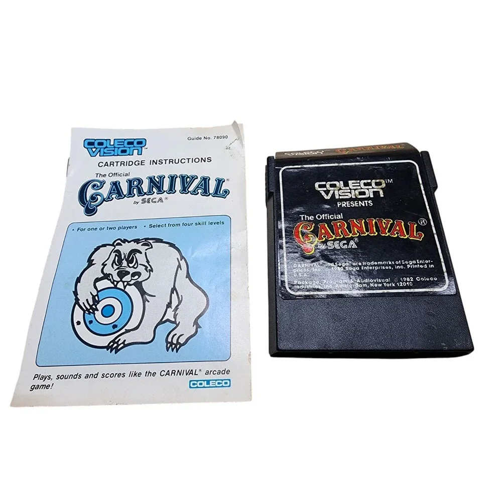 Colecovision Carnival w/ Manual